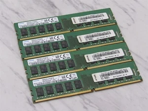4 LOT Samsung 16GB 2Rx8 PC4-2133P-EE1-10 DDR4 Memory ECC Unbuffered SERVER RAM - Picture 1 of 3