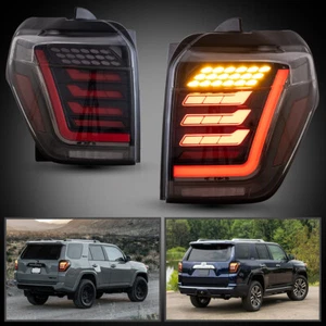 VLAND Full LED Clear Tail Lights For Toyota 4Runner 2014-2021 Rear Brake Lamps - Picture 1 of 13