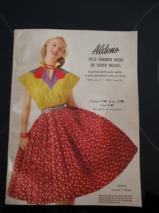 VTG CATALOG ALDENS 1952⭐SUMMER BOOK SUPER VALUES 211 pp Paperback Fashion Home - Picture 1 of 14