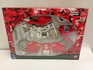 DUCATI 998 S NEWRAY 1/12 MODEL KIT 43715 BIKE LIKE NEW - Foto 1 di 1