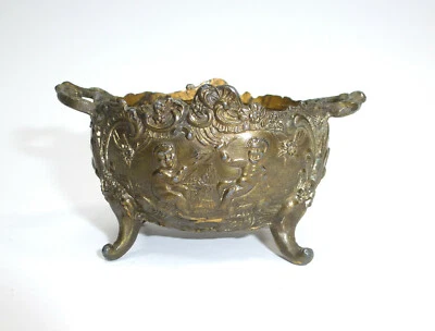 Petite Coupelle À Sel Avec Puttis 19e Siècle. - Photo 1/4