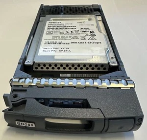 X371_TPM5V960ATE - Netapp 960GB SSD SAS 2.5" HDD for DS224C, 24 bay enclosure... - Picture 1 of 1