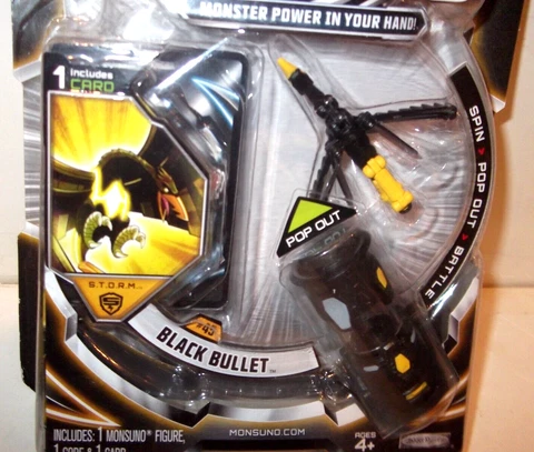 ✰ BLACK BULLET ✰ Monsuno  figure FACTORY SEALED BRAND NEW Cover