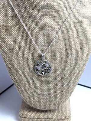 Auténtico collar colgante Pandora, árbol genealógico #390384CZ-80 Foto 1 de 4