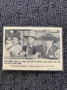 Fleer Tre tirapiedi 1966 #54 non sportivo vintage - Foto 1 di 2