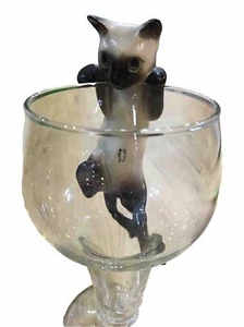 Vintage Beswick England kletternde Siamkatze #1677 Figur fehlt Schwanzteil! - Bild 1 von 11