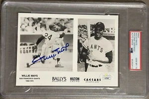 Willie Mays 5x7 Promo - Autographed 🔥GEM MT 10🔥 - Picture 1 of 2