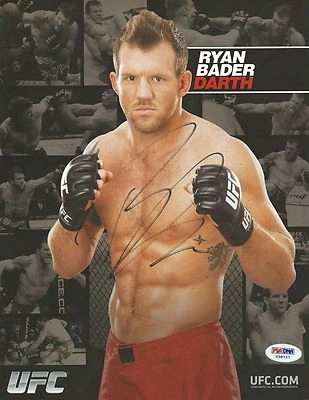 Ryan Bader Signed UFC 8x10 Photo PSA/DNA COA Promo Picture Autograph 174 144 126 - Image 1 of 4