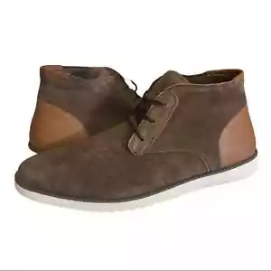 NWT Dr Scholl,s Mens Long Sleeve Shirt’s Scrambler Chukka Brown 12 - Picture 1 of 9