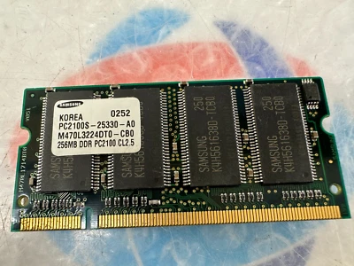 DDR1 RAM 256 Mb - DDR - PC100S - 25330 - A0 - Samsung M470L3224DT0-CB0- - Image 1 of 2