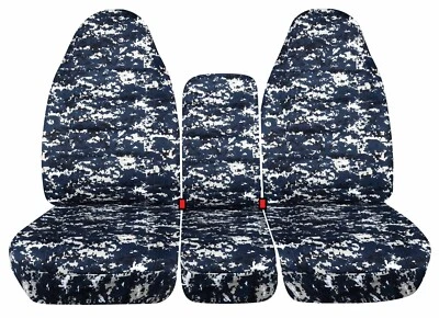 Juego de fundas de asiento delanteras 40-20-40 para camioneta Ford F250 Super Duty 1999-2010 camuflaje Foto 1 de 4