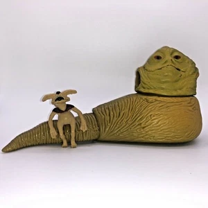 Jabba Hutt w/Salacious Crumb Vintage 1983 ROTJ Star Wars Figures - READ - Bild 1 von 12