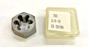 Nuovo Meda 3/4" - 16 unc hss stampo filettatura fisso esagonale - Foto 1 di 4