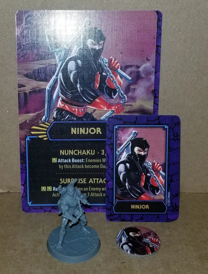 Masters Of The Universe Clash For Eternia NINJOR Mini, Token & Cards - Image 1 of 1