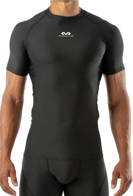 Camisa McDavid Manga Corta Deporte Compresión Manga Corta, Negra Talla XL (41-44) Foto 1 de 4