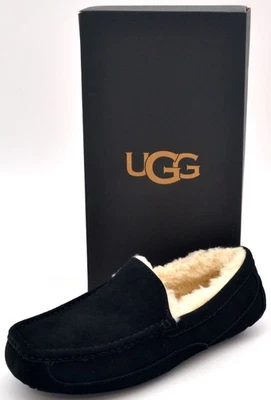 Zapatillas UGG Ascot para Hombres | Negras | 1101110W-NEGRAS | Auténticas Nuevas Foto 1 de 4
