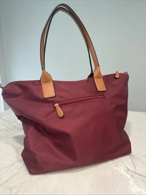 Mia And Tess Merlot Wine Colored Shoulder Bag Tote 19" x 13" x 5" - Image 1 of 4