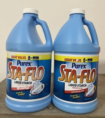 Purex Sta Flo Liquid Starch Concentrated 64 Oz - Lot of 2 - Image 1 of 2