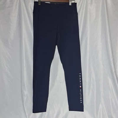 Womens Tommy Hilfiger Navy Embroidered Tommy Logo Legging Size Medium - Image 1 of 4