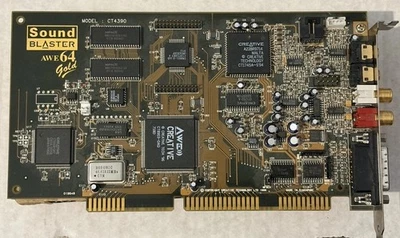 Creative Sound Blaster AWE 64 Gold CT4390 ISA sound card - Pristine condition - Image 1 of 2