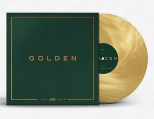 Jung Kook (BTS) - GOLDEN vinyl LP - Green Cover Gold vinyl with book insert - Imagen 1 de 2