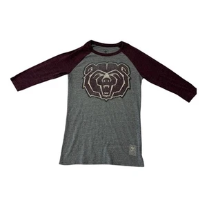 Camicia da baseball NCAA Missouri State Bears manica 3/4 donna grigio medio/marrone - Foto 1 di 17