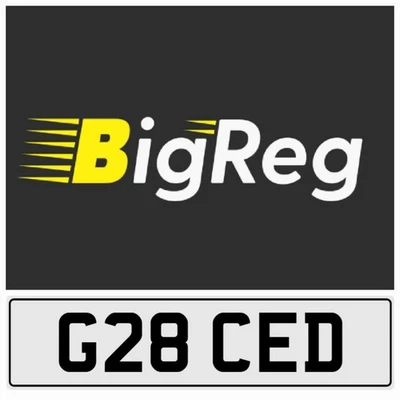 G28 CED GRACE GRACY GRACEY GRACEYS GRACIE NEAT OLD 3X3 PRIVATE CAR NUMBER PLATE - Image 1 of 4