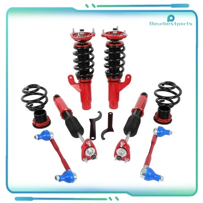 Red Coilovers Struts Shocks Suspension Springs Kit For 2009-2015 2016 BMW E89 Z4 - Изображение 1 из 4