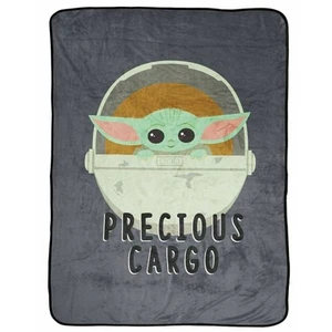 Peluche Disney Baby Yoda 46" x 60" Mandalorian carico prezioso nuovo con etichetta - Foto 1 di 10