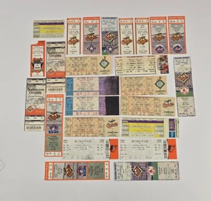 Lot of 25 Baltimore Orioles Baseball Ticket Stubs - Various Years - Picture 1 of 2