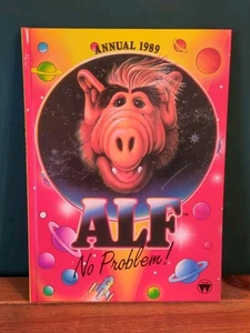 Alf No Problem! Annual 1989 Hardback Book Alf the Alien 80s Nostalgia - Foto 1 di 12