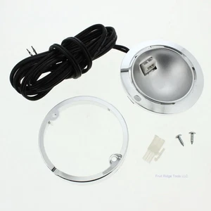 Ambiance Lighting Systems Chrome Plated 12V T5 Disk Lighting System 9858-05 - Picture 1 of 5