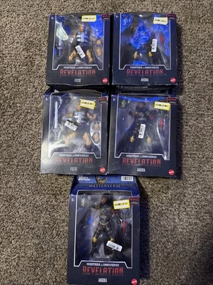 Mattel Masterverse FISTO & Andra Masters of the Universe Revelation 7" Lot Of 5 - Image 1 of 4