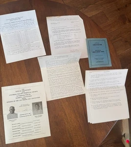 UHSC 1981 Convention Lot + Constitution, Letters, Reports, Detroit & OH O01 - Picture 1 of 12