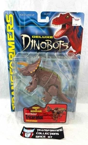Transformers 2000 Beast Machines Dinobots Deluxe Triceradon MOSC - Picture 1 of 2