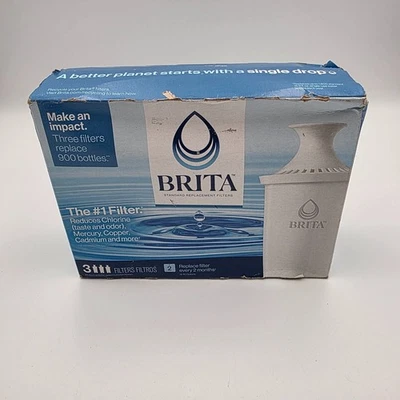 Brita Standard Water Filter, Replacement Filters for Pitchers and Dispensers, 3 - Image 1 of 4