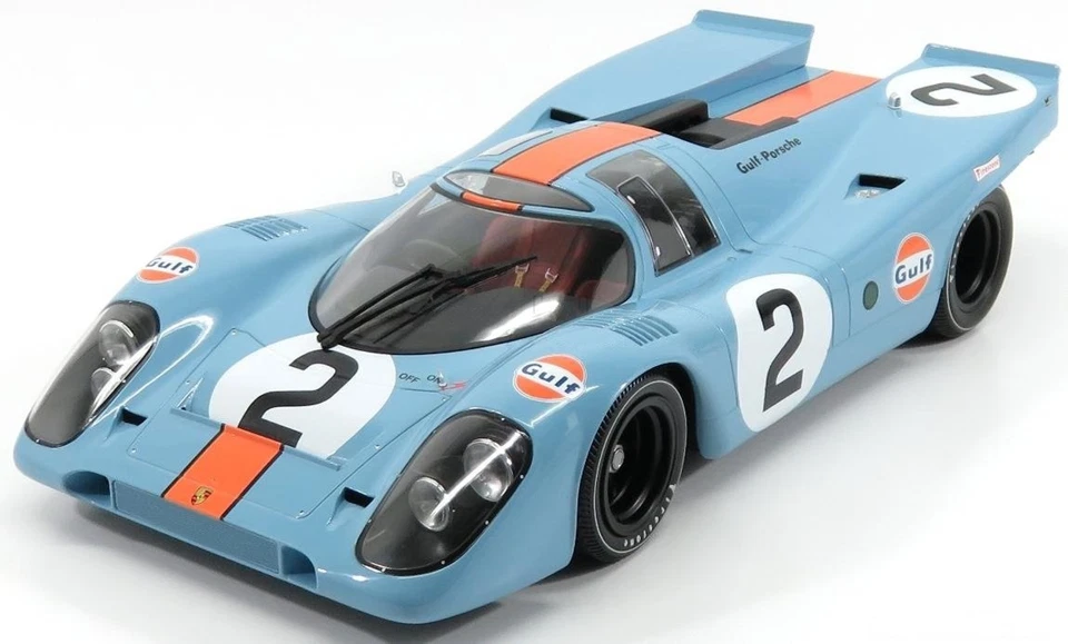 1/12 Scale Porsche 917 1970 Daytona Winner #21 GULF Diecast Car by Minichamps - Image 1 of 4