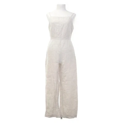 H&M, Jumpsuit, Größe: 38, Beige, Leinen/Polyester, Einfarbig, Damen #zqD - Bild 1 von 4