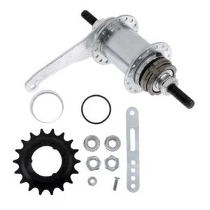 Edelstahl Fahrrad Rücktrittbremse Hinterradnabe 36 Löcher Fixed/Free Gear - Bild 1 von 8