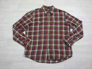 Abercrombie & Fitch Muscle Fit Flannel Shirt Men's (M) Plaid Button Up L/S - Picture 1 of 10