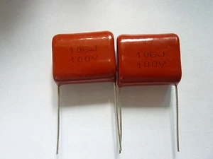 3pcs 100V 106 J 10uf 10000nf 10000000pf P22 CL21 CBB metal film capacitor - Picture 1 of 1