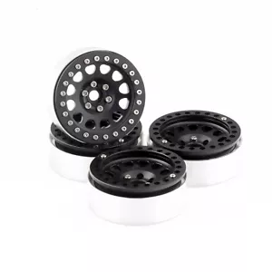4PCs 2.2" Aluminum Beadlock Wheel Rim Wide 1" for RC Crawlers SCX10 AX10 #067 - Picture 1 of 4