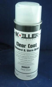 Moeller 025519 Clear Coat Outboard Motor Paint - Picture 1 of 4