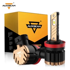 AUXBEAM H11 H9 LED Headlight Super Bright Bulbs Kit 8000LM HIGH/ LOW Beam 6500K - Bild 1 von 12
