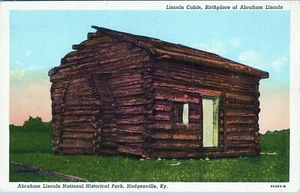 Lincoln Cabin National Historic Park Hodgenville Kentucky Postcard Unposted - Picture 1 of 2