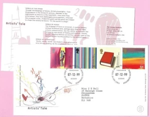 ROYAL MAIL 1999 FDC - ARTISTS' TALE - Shs BUREAU Edinburgh - Picture 1 of 1