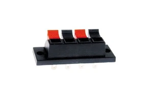 MORSETTIERA CASSE ACUSTICHE 4 poli morsetto altoparlanti 6A - 50V subwoofer pc - Imagen 1 de 1