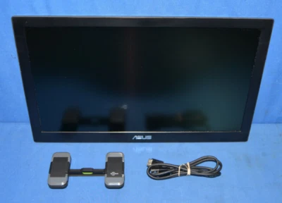 ASUS MB168B 15.6 Inch USB Portable Monitor Ultra-Slim + USB Cable & Clip - Image 1 of 3