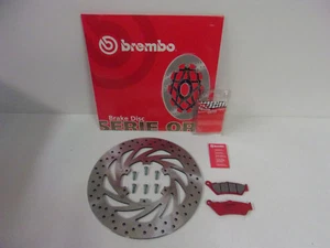 Brembo Bremsscheibe Bremse vorne + Beläge + Schrauben Husqvarna TR 650 2013-2014 - Picture 1 of 2