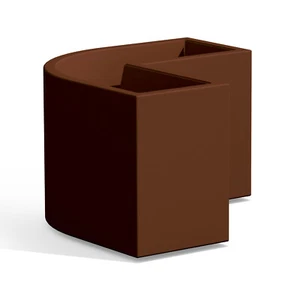 Maceta de resina 80 cm Varios colores disponibles mod. Flowerpot Angular - Imagen 1 de 8